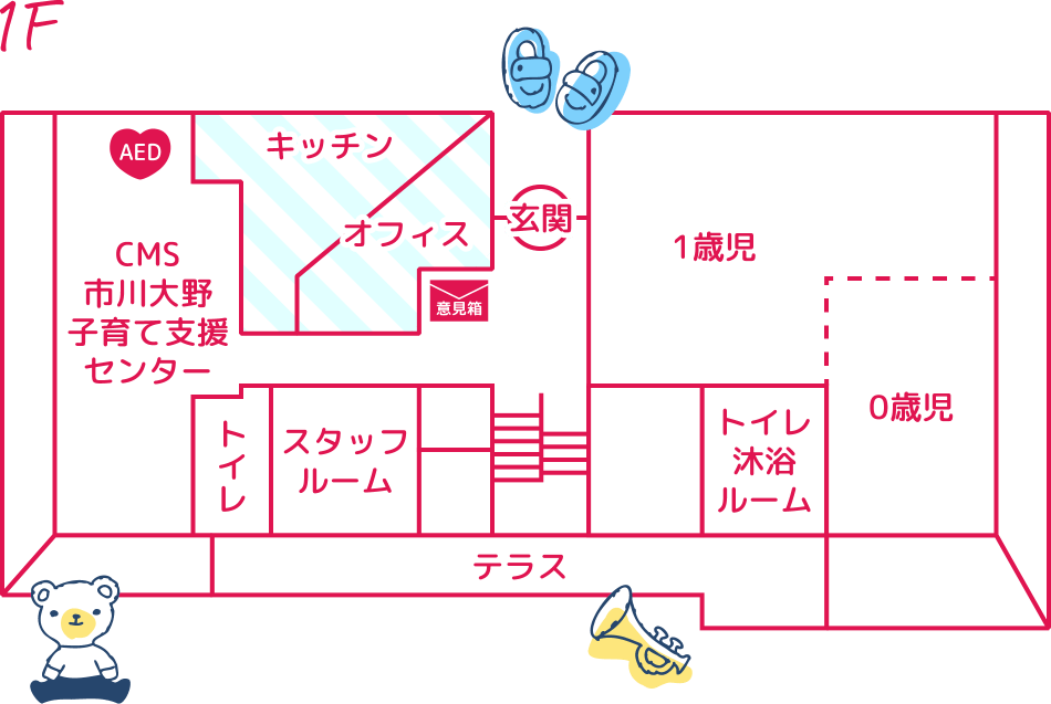 市川大野NURSERY SCHOOL 1F